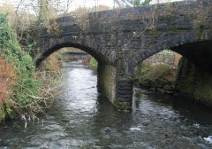 
GWR and tinplate works railway bridges, West End, Abercarn, November 2008